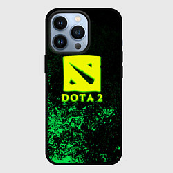 Чехол для iPhone 13 Pro DOTA2 кислотное лого краски, цвет: 3D-черный