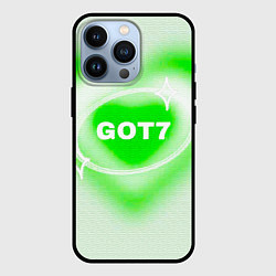 Чехол для iPhone 13 Pro Got7 сердце, цвет: 3D-черный