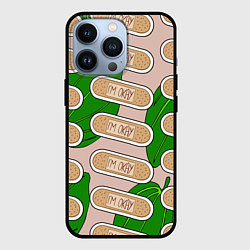 Чехол для iPhone 13 Pro Я в порядке пластырь, цвет: 3D-черный