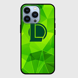 Чехол для iPhone 13 Pro League of Legends green poly, цвет: 3D-черный