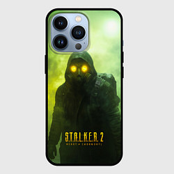 Чехол для iPhone 13 Pro Stalker 2 ядовитый дым, цвет: 3D-черный