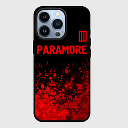 Чехол для iPhone 13 Pro Paramore - red gradient посередине, цвет: 3D-черный