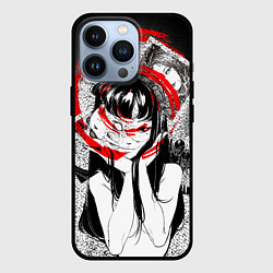 Чехол для iPhone 13 Pro Uzumaki, цвет: 3D-черный