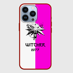 Чехол для iPhone 13 Pro The Witcher line, цвет: 3D-красный