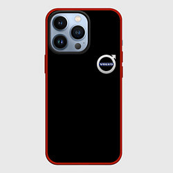 Чехол для iPhone 13 Pro Volvo logo auto, цвет: 3D-красный