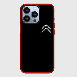 Чехол для iPhone 13 Pro Citroen logo auto, цвет: 3D-красный