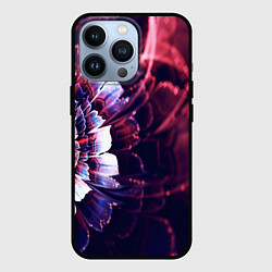 Чехол для iPhone 13 Pro Фрактальный цветок абстракция, цвет: 3D-черный