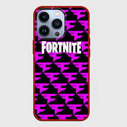 Чехол для iPhone 13 Pro Fortnite faze clan, цвет: 3D-красный