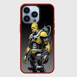 Чехол для iPhone 13 Pro Гомер Симпсон - киборг, цвет: 3D-красный