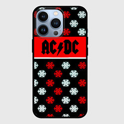 Чехол для iPhone 13 Pro AC DC winter steel, цвет: 3D-черный