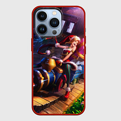 Чехол для iPhone 13 Pro Elf Jinx, цвет: 3D-красный