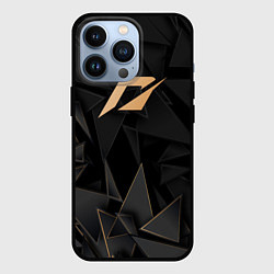 Чехол для iPhone 13 Pro Need for Speed golden poly, цвет: 3D-черный