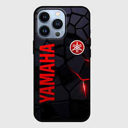 Чехол для iPhone 13 Pro Yamaha - плиты с эффектом свечения, цвет: 3D-черный