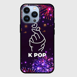 Чехол для iPhone 13 Pro Праздничный K Pop, цвет: 3D-черный