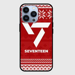 Чехол для iPhone 13 Pro Новогодний Seventeen, цвет: 3D-черный