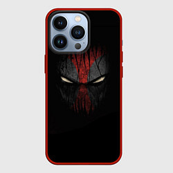 Чехол для iPhone 13 Pro Darkness Deadpool, цвет: 3D-красный