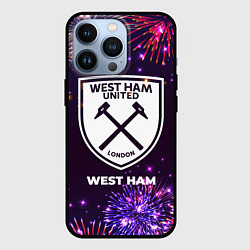 Чехол для iPhone 13 Pro Праздничный West Ham, цвет: 3D-черный