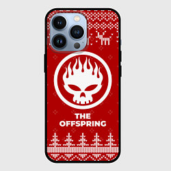 Чехол для iPhone 13 Pro Новогодний The Offspring с оленями, цвет: 3D-черный