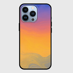 Чехол для iPhone 13 Pro Яркий градиент, цвет: 3D-черный