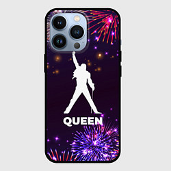 Чехол для iPhone 13 Pro Праздничный Queen, цвет: 3D-черный