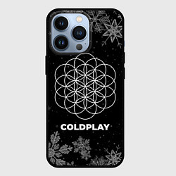 Чехол для iPhone 13 Pro Снежный Coldplay, цвет: 3D-черный