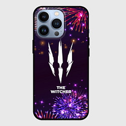 Чехол для iPhone 13 Pro Праздничный The Witcher, цвет: 3D-черный