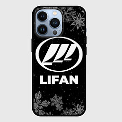 Чехол для iPhone 13 Pro Снежный Lifan, цвет: 3D-черный