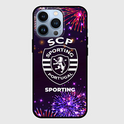 Чехол для iPhone 13 Pro Праздничный Sporting, цвет: 3D-черный