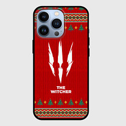 Чехол для iPhone 13 Pro The Witcher new year, цвет: 3D-черный