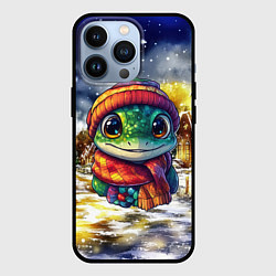 Чехол для iPhone 13 Pro Новогодняя змейка милая, цвет: 3D-черный