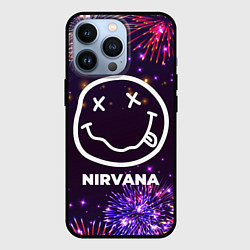 Чехол для iPhone 13 Pro Праздничный Nirvana, цвет: 3D-черный