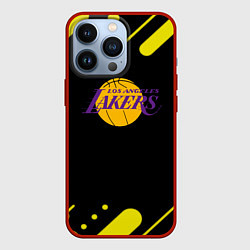 Чехол для iPhone 13 Pro Lakers club, цвет: 3D-красный