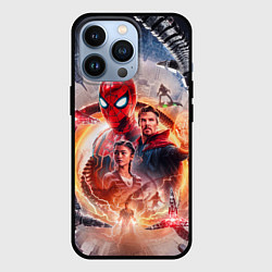 Чехол для iPhone 13 Pro Герои Человек паук нет пути домой, цвет: 3D-черный