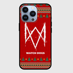 Чехол для iPhone 13 Pro Watch Dogs new year, цвет: 3D-черный