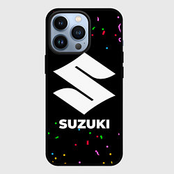 Чехол для iPhone 13 Pro Suzuki конфети, цвет: 3D-черный