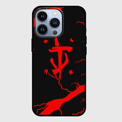 Чехол для iPhone 13 Pro Doom storm steel, цвет: 3D-черный