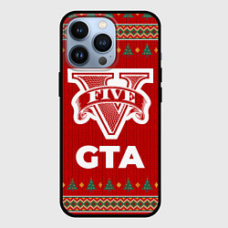 Чехол для iPhone 13 Pro GTA new year, цвет: 3D-черный