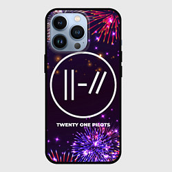 Чехол для iPhone 13 Pro Праздничный Twenty One Pilots, цвет: 3D-черный