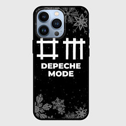 Чехол для iPhone 13 Pro Снежный Depeche Mode, цвет: 3D-черный