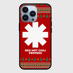 Чехол для iPhone 13 Pro Red Hot Chili Peppers new year, цвет: 3D-черный