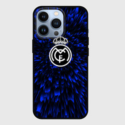 Чехол для iPhone 13 Pro Real Madrid blue energy, цвет: 3D-черный