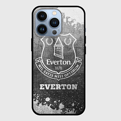 Чехол для iPhone 13 Pro Everton - grey gradient, цвет: 3D-черный