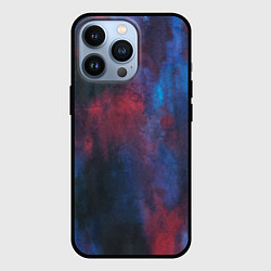 Чехол для iPhone 13 Pro Тай-дай космос, цвет: 3D-черный