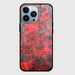 Чехол для iPhone 13 Pro Абстракция - grunge vibe, цвет: 3D-черный