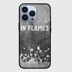 Чехол для iPhone 13 Pro In Flames - grey gradient посередине, цвет: 3D-черный