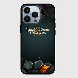 Чехол для iPhone 13 Pro Kingdom Come Deliverance 2 каменная текстура, цвет: 3D-черный