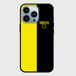 Чехол для iPhone 13 Pro Нирвана два цвета, цвет: 3D-черный