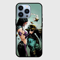 Чехол для iPhone 13 Pro Mileena & Kotal Kahn - Mortal Kombat, цвет: 3D-черный