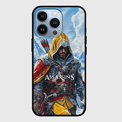 Чехол для iPhone 13 Pro Assassins Creed охотник, цвет: 3D-черный