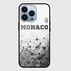 Чехол для iPhone 13 Pro Monaco - white gradient посередине, цвет: 3D-черный